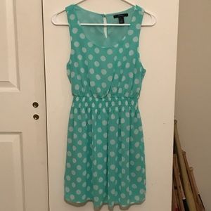 Green Polka Dot Dress